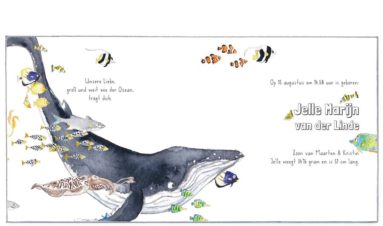 binnenkant | Jelle | walvis en tropische visjes